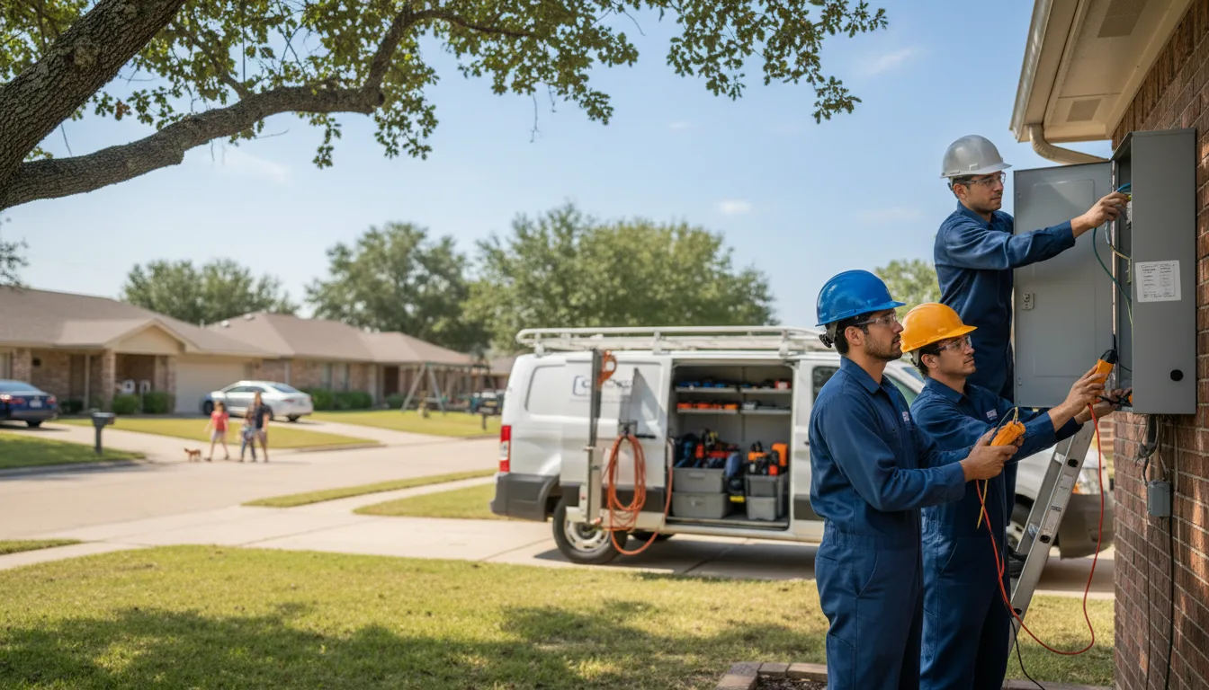 Certified electrician providing emergency electrical services in Belvidere, SD